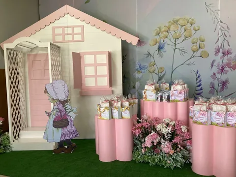 Decoração de festa infantil Camponesas em Brasília DF — montagem real, foto 4