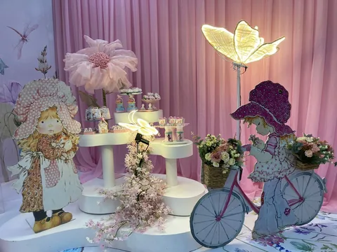 Decoração de festa infantil Camponesas em Brasília DF — montagem real, foto 5