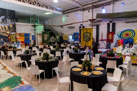 Decoração de festa infantil Harry Potter em Brasília DF — montagem real, foto 2