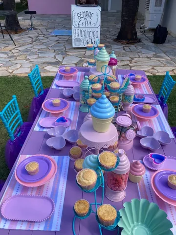 Decoração de festa infantil Labubu em Brasília DF — montagem real, foto 2