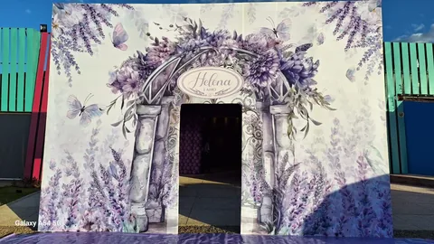 Decoração de festa infantil Lavanda em Brasília DF — montagem real, foto 15