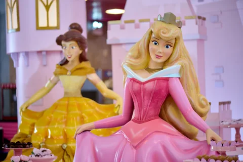 Decoração de festa infantil Princesas em Brasília DF — montagem real, foto 3