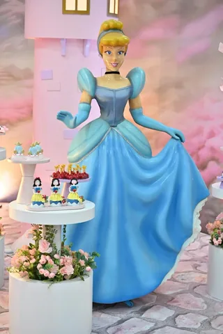 Decoração de festa infantil Princesas em Brasília DF — montagem real, foto 13