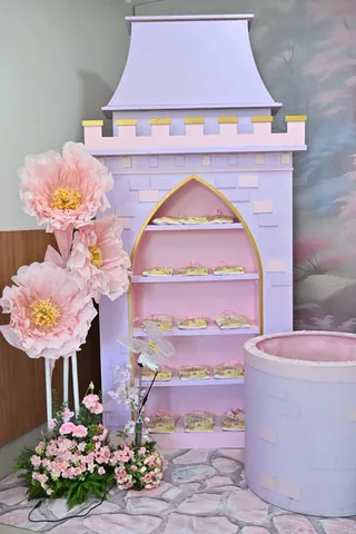 Decoração de festa infantil Princesas em Brasília DF — montagem real, foto 15
