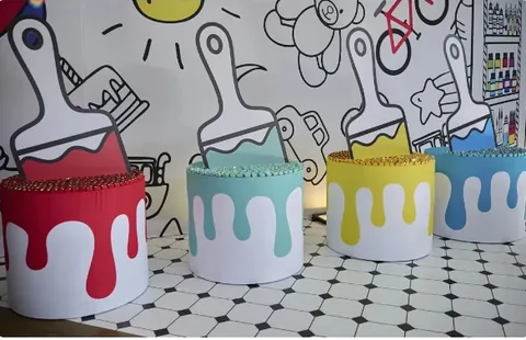 Decoração de festa infantil Toda Criança é um Artista em Brasília DF — Ateliê de Cores, foto 5
