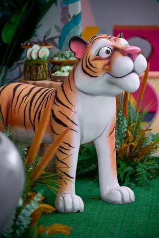Decoração de festa infantil Animal Kingdom em Brasília DF — montagem real, foto 5