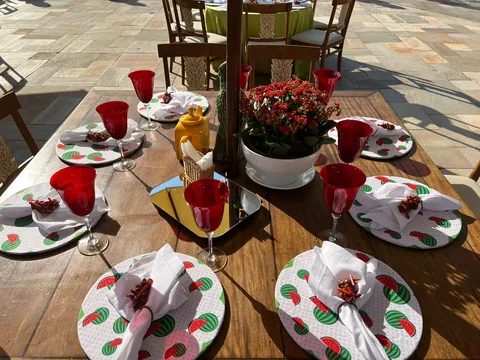 Decoração de festa infantil Frutaria em Brasília DF — montagem real, foto 2