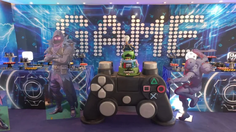 Tema de festa infantil Games em Brasília DF