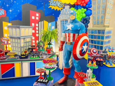 Decoração de festa infantil Heróis em Brasília DF — Heróis em Ação, foto 1