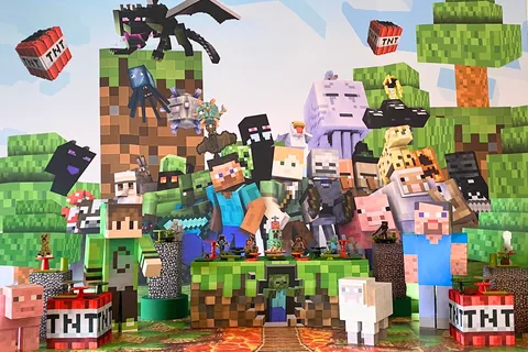 Decoração de festa infantil Minecraft em Brasília DF — Portal Minecraft, foto 2