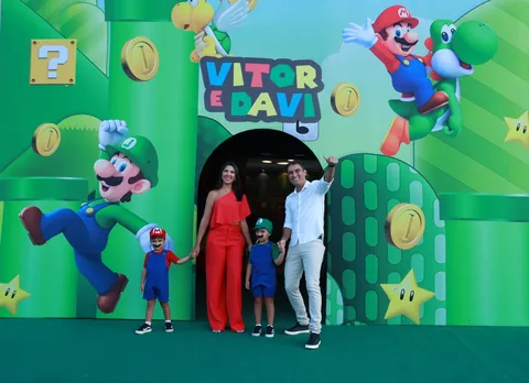 Decoração de festa infantil Super Mario em Brasília DF — Reino dos Cogumelos, foto 4