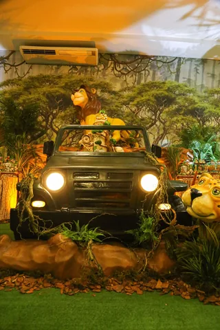 Decoração de festa infantil Safári em Brasília DF — montagem real, foto 10